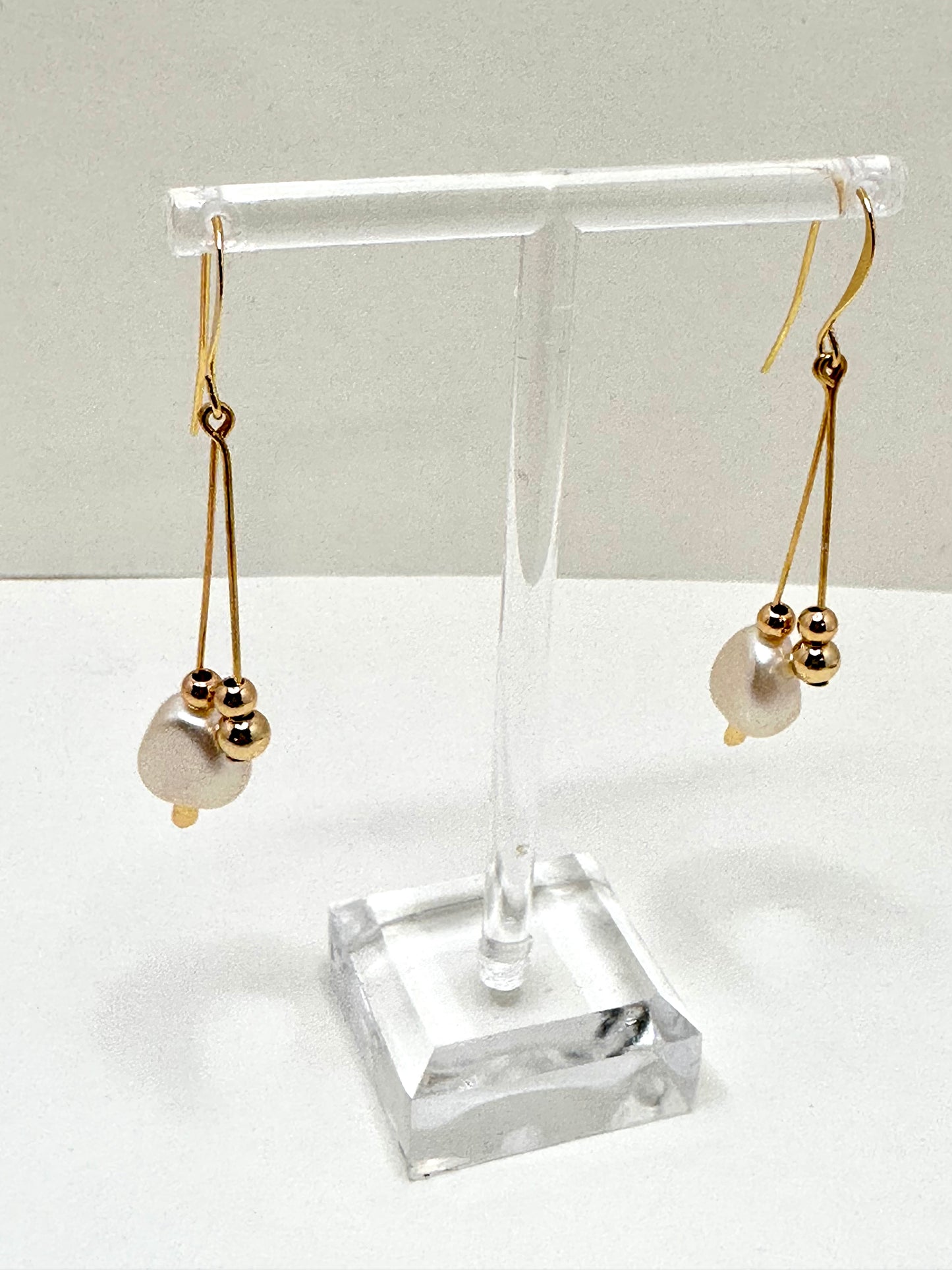 Gold Dangling Earrings