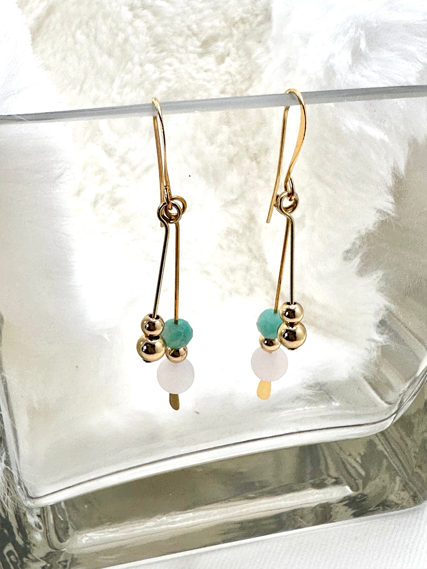 Adorable Gold Plated dangle Earrings