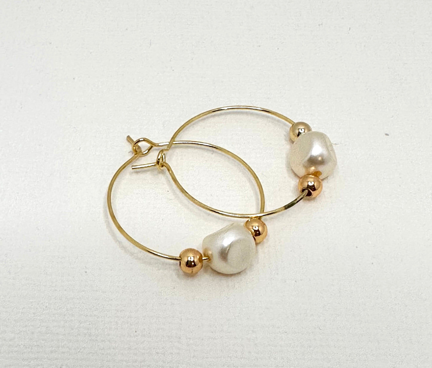 Small hoop earrings