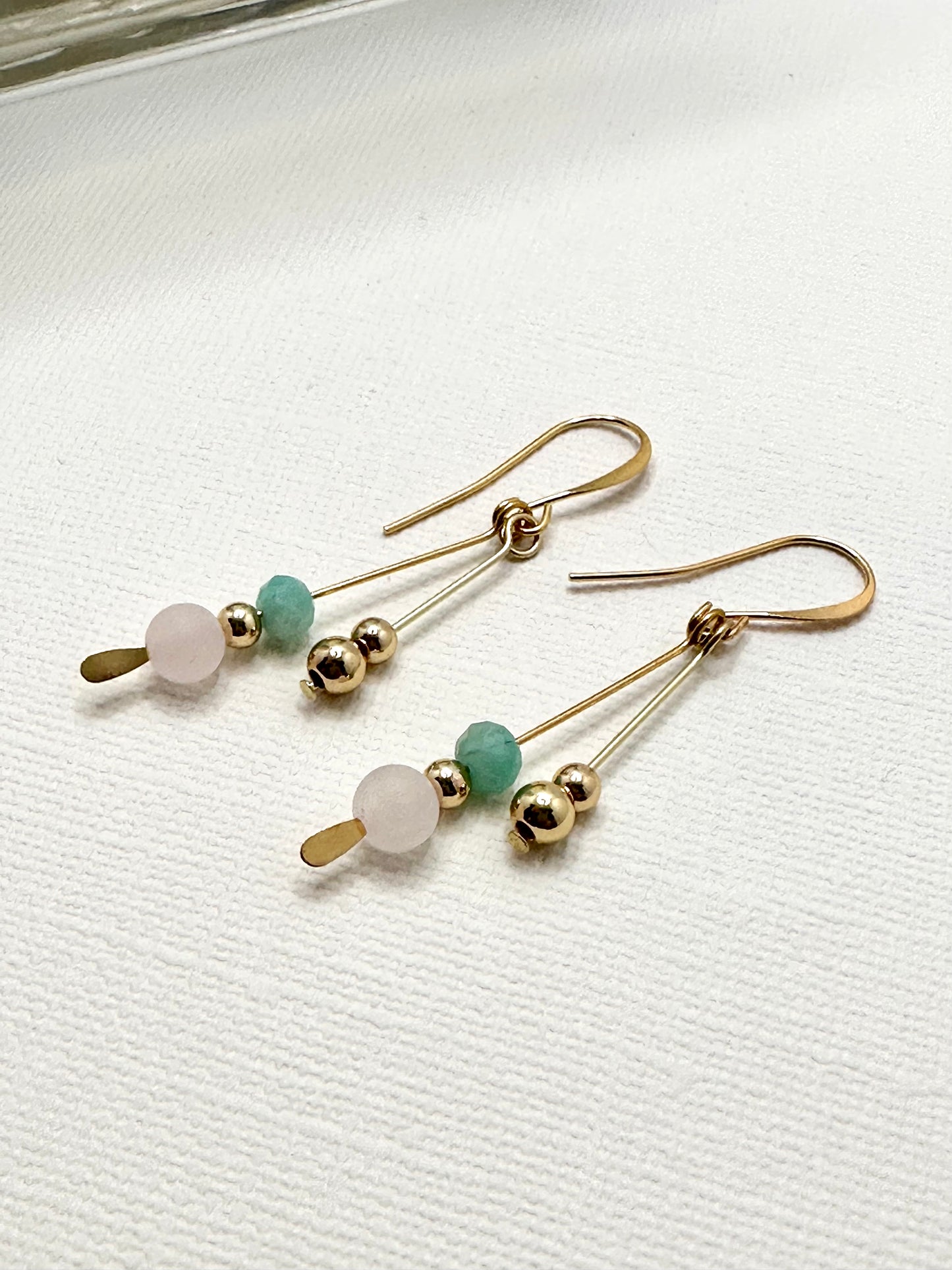 Adorable Gold Plated dangle Earrings
