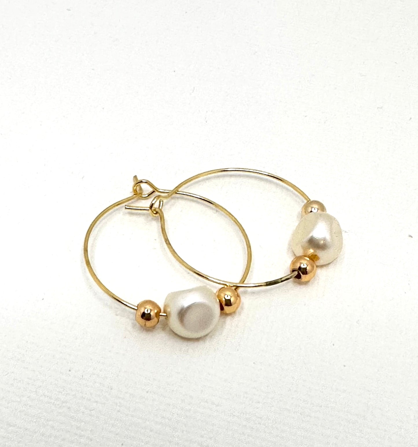 Small hoop earrings